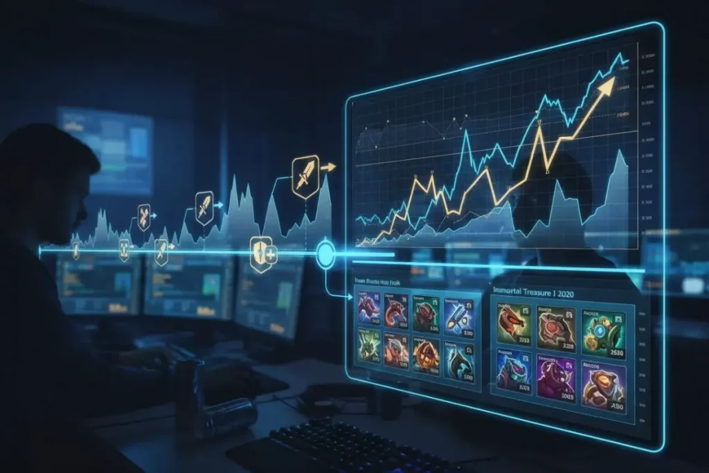 Dota 2 스킨 투자: 업데이트가 시장에 미치는 영향